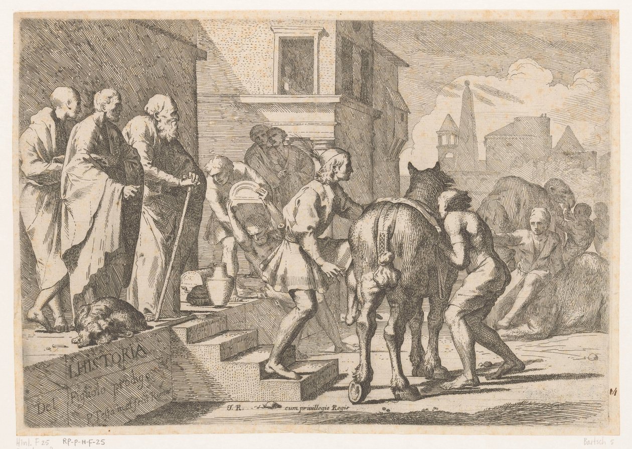 Departure of the Prodigal Son by Pietro Testa