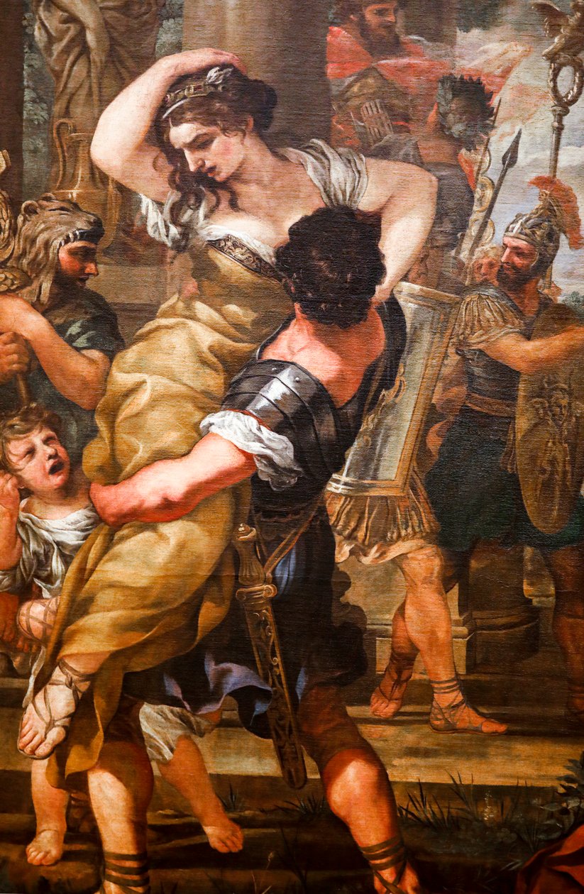 The Rape of the Sabines by Pietro da (1596 1669) Cortona