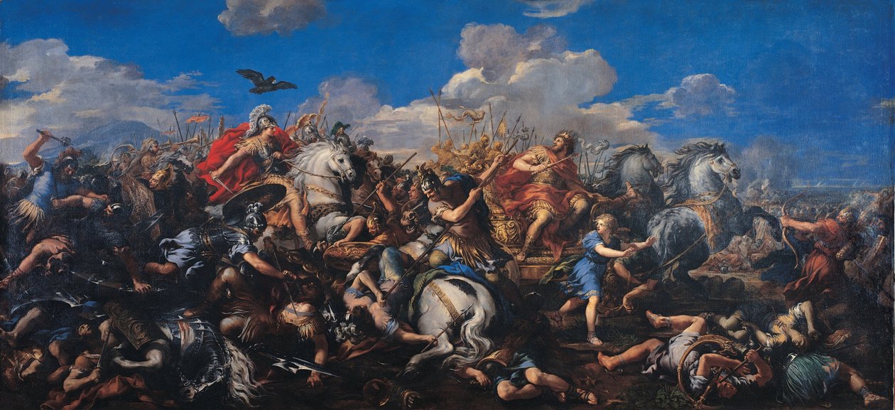 The Battle of Alexander Versus Darius, 1644-1655 by Pietro da Cortona