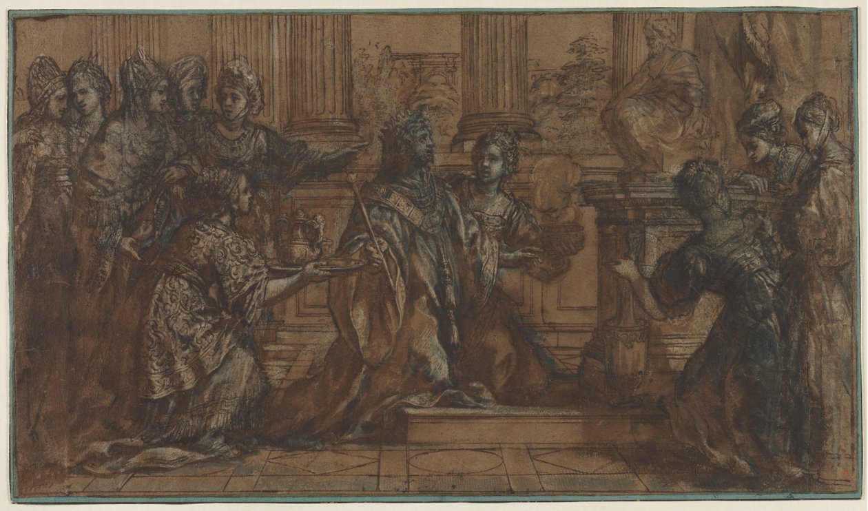 The Idolatry of Solomon by Pietro da Cortona
