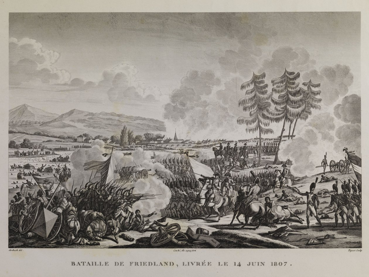 Battle of Friedland, around June 14, 1807 by François Pigeot