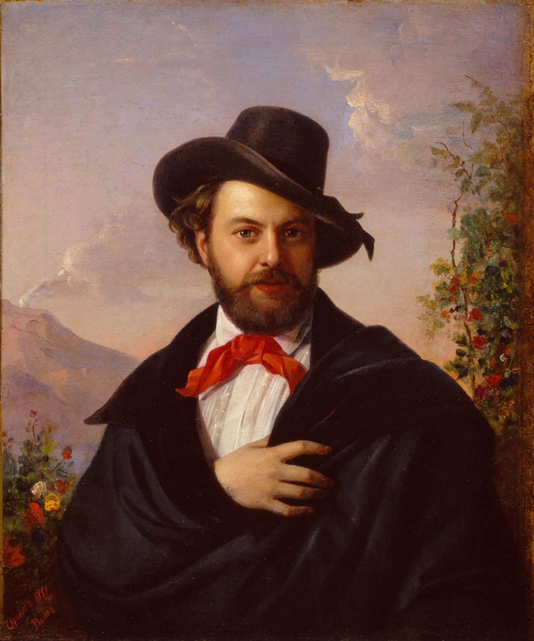 Self-Portrait by Pimen Nikitich Orlov