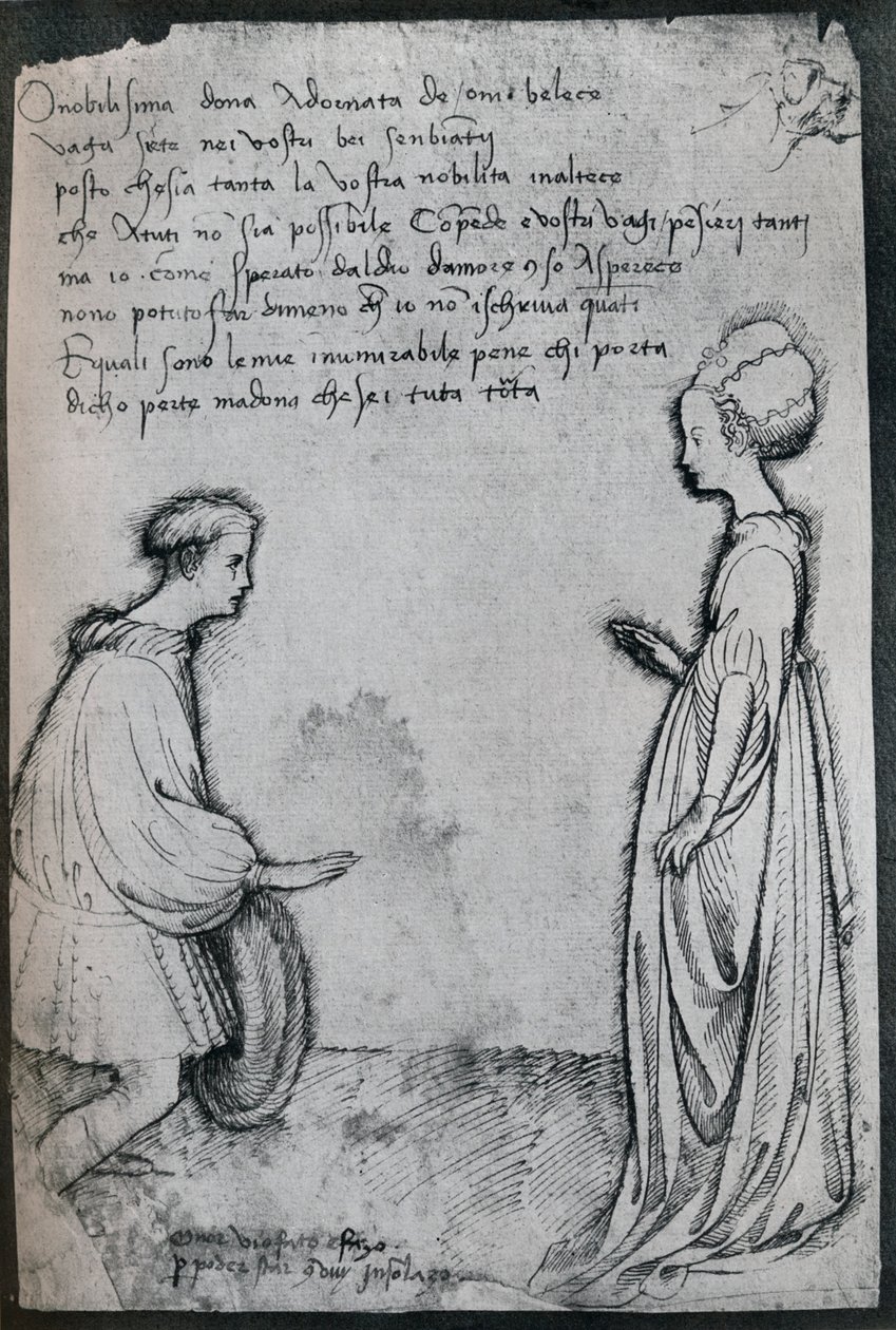 A Love Duet, 15th century by Antonio Pisanello