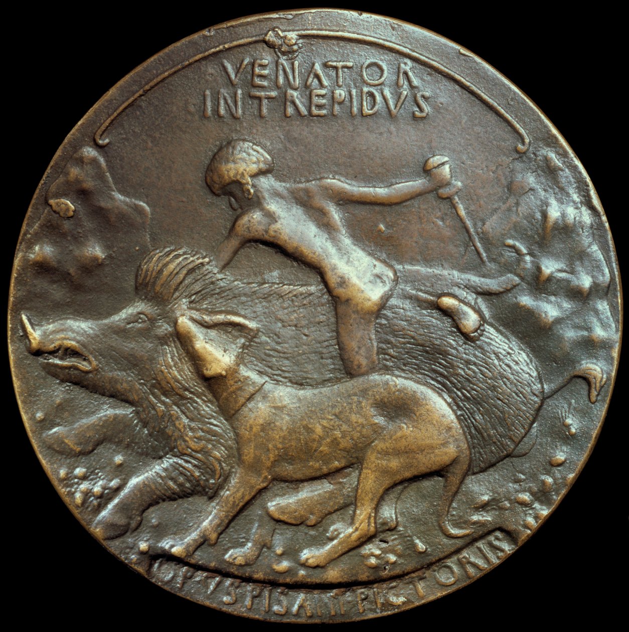Medallion of Alfonso V Aragon, King of Naples and Sicily by Antonio Pisanello