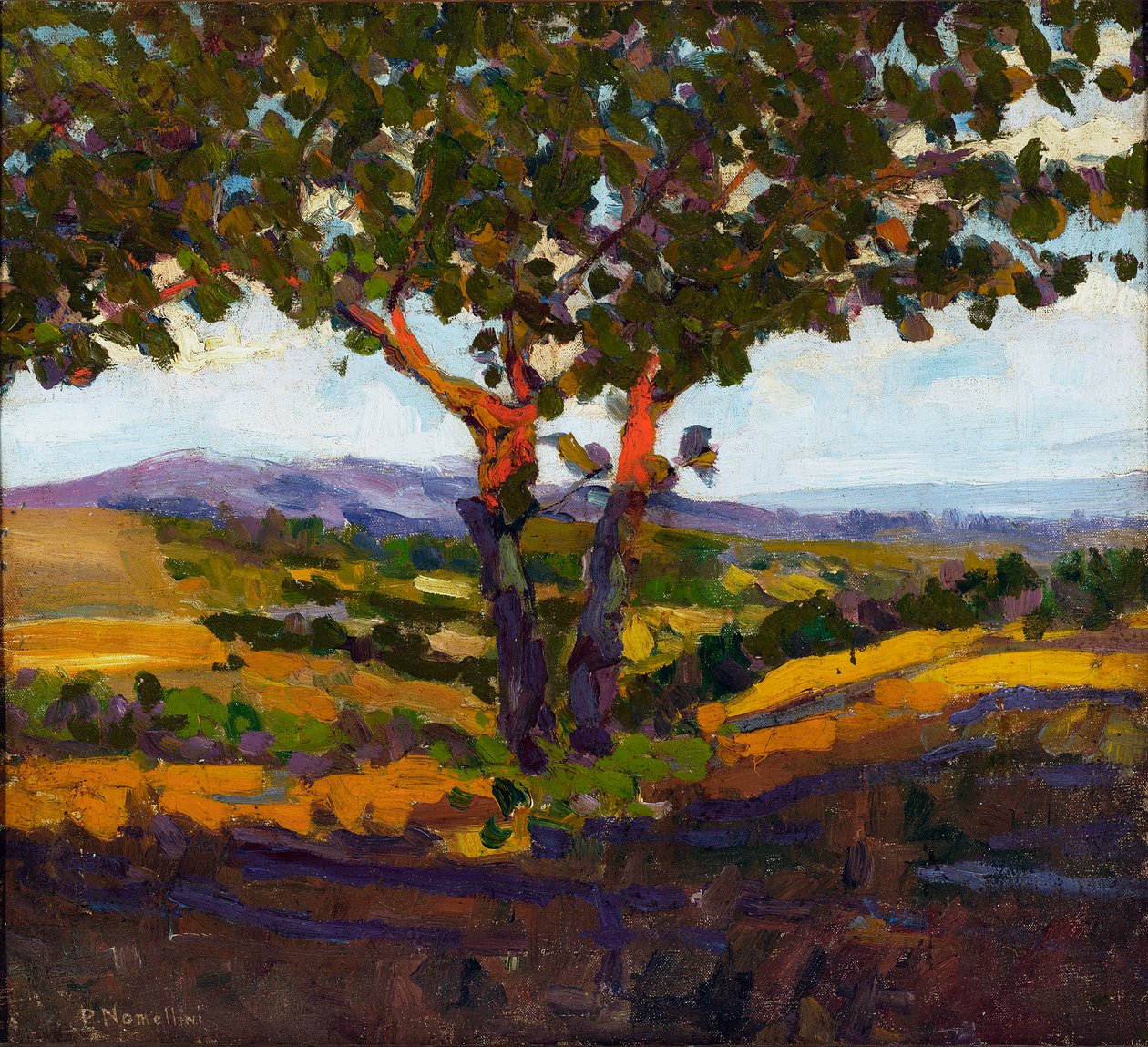 The Greeting of the Sun by Plinio Nomellini