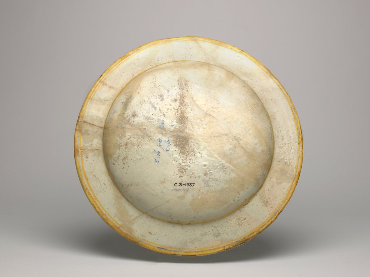 Maiolica Dish, Apollo Slaying the Sons of Niobe by Polidoro da Caravaggio