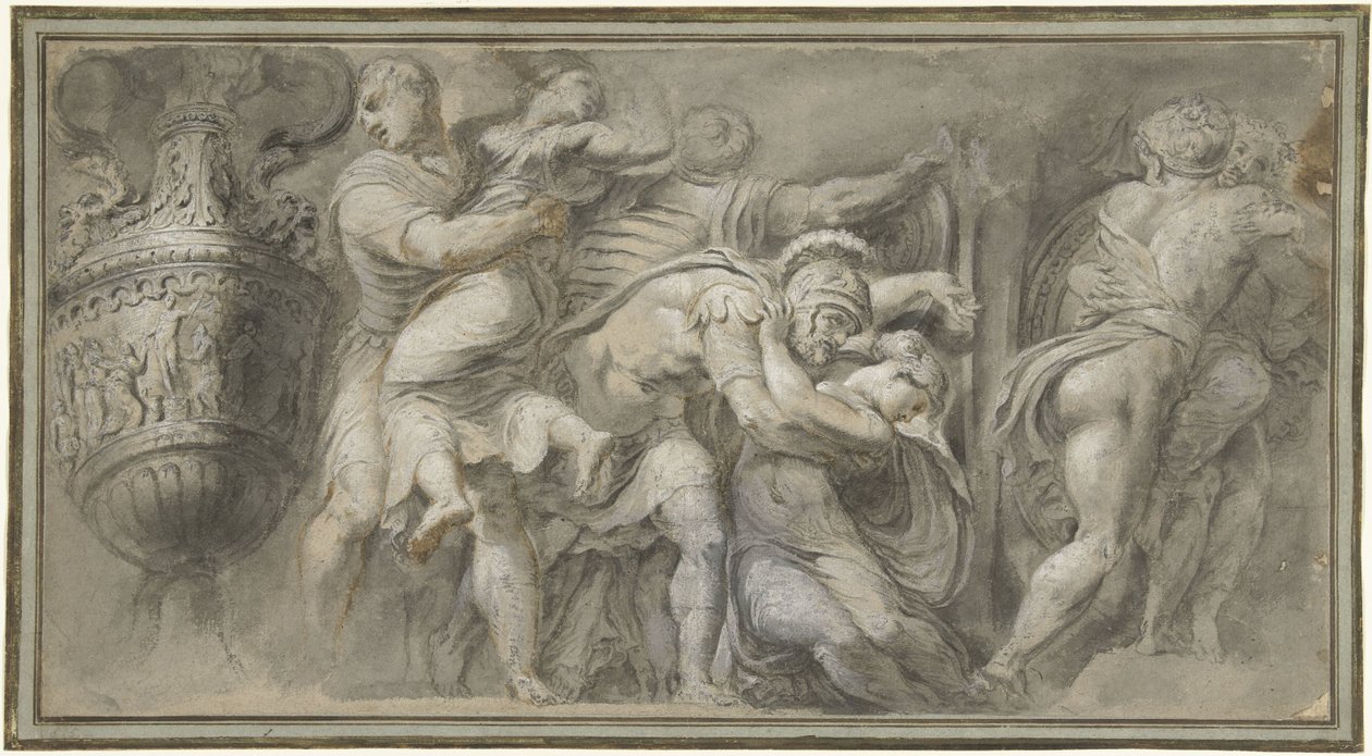 Rape of the Sabine Women by Polidoro da Caravaggio