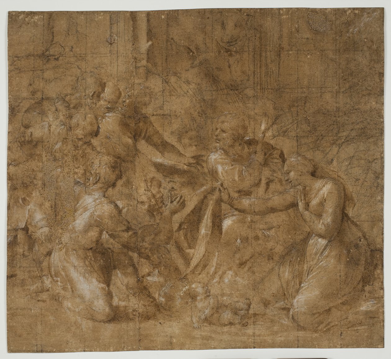 The Adoration of the Shepherds by Polidoro da Caravaggio