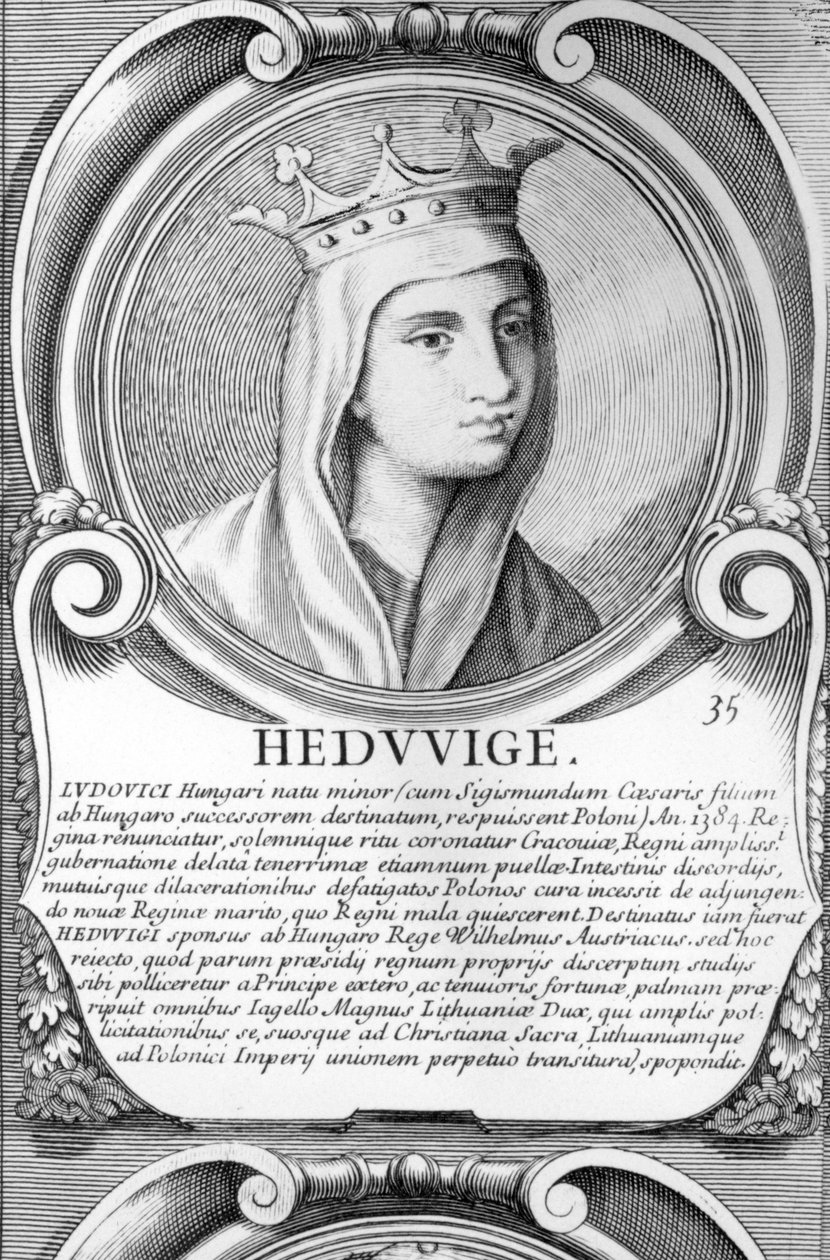 Portrait of St. Jadwiga by Polish School