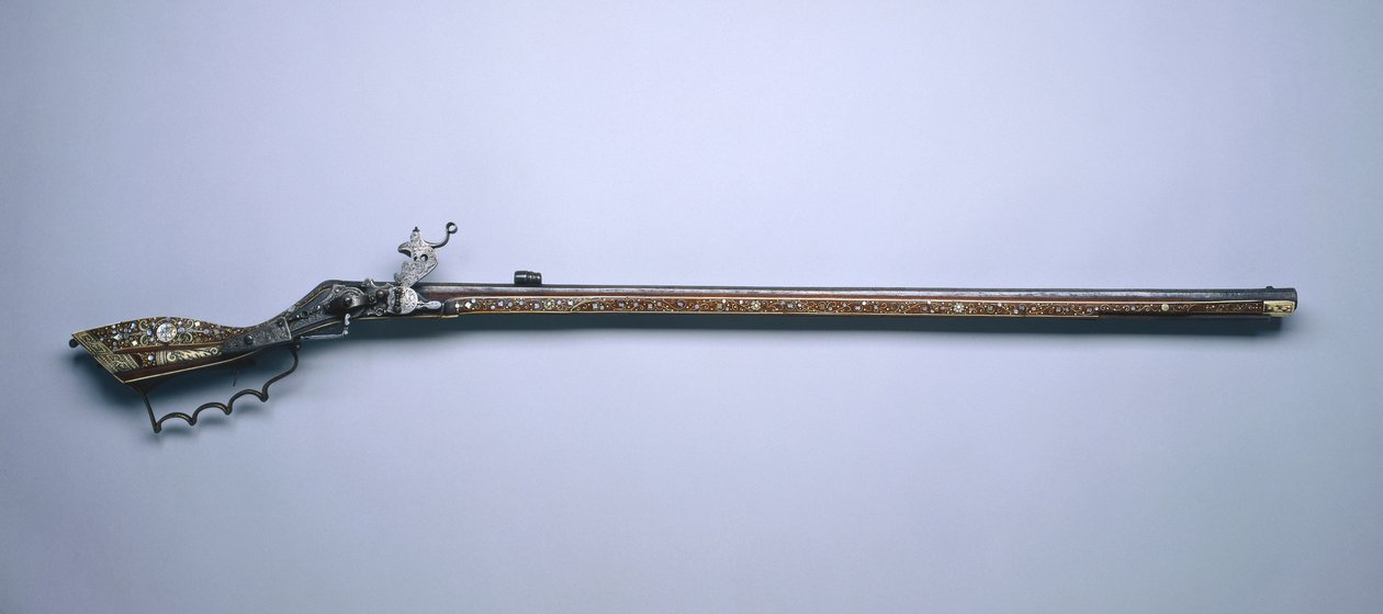 Tschinki, wheel-lock hunting rifle by Polish School