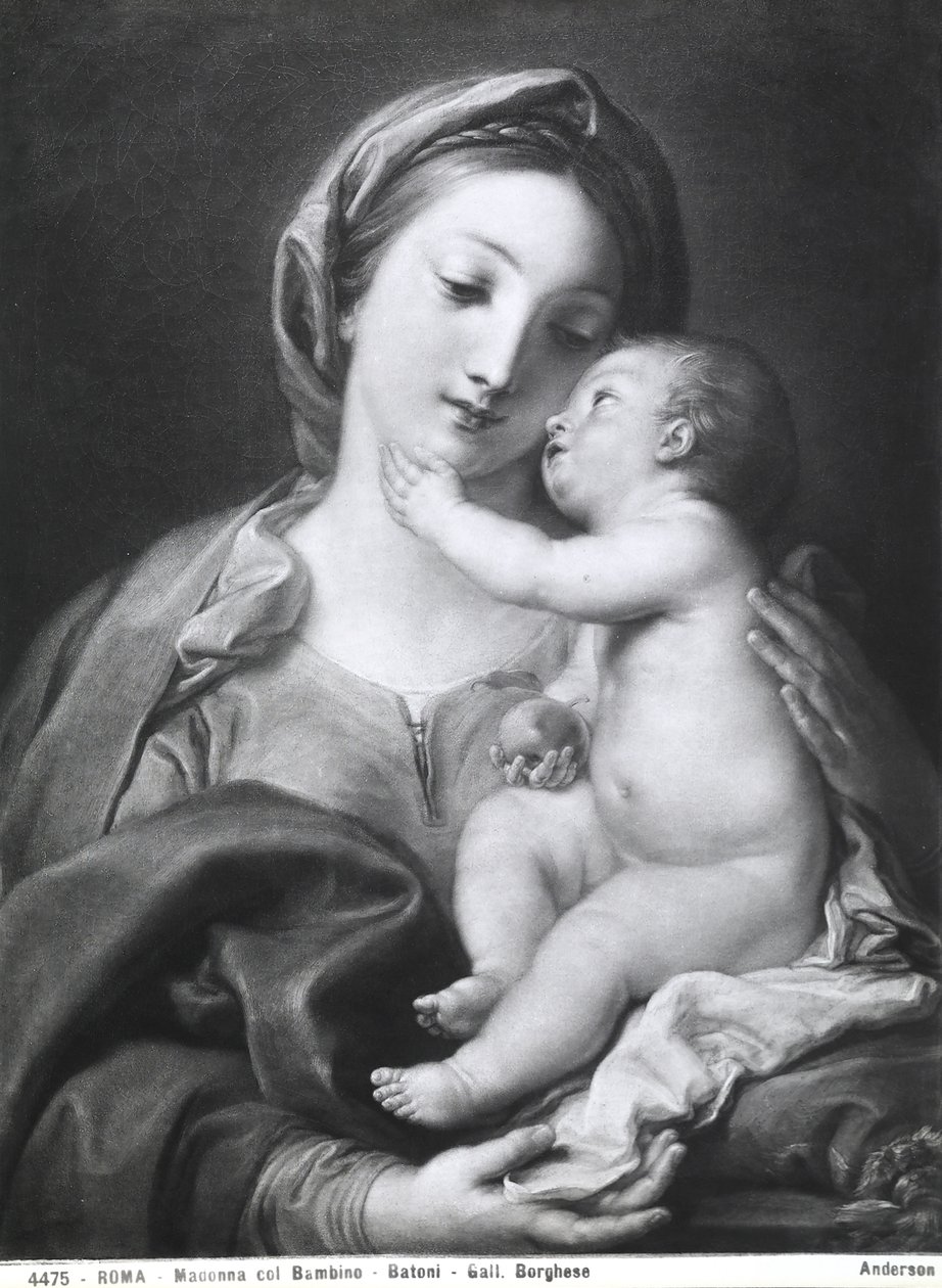Madonna and Child by Pompeo Girolamo Batoni