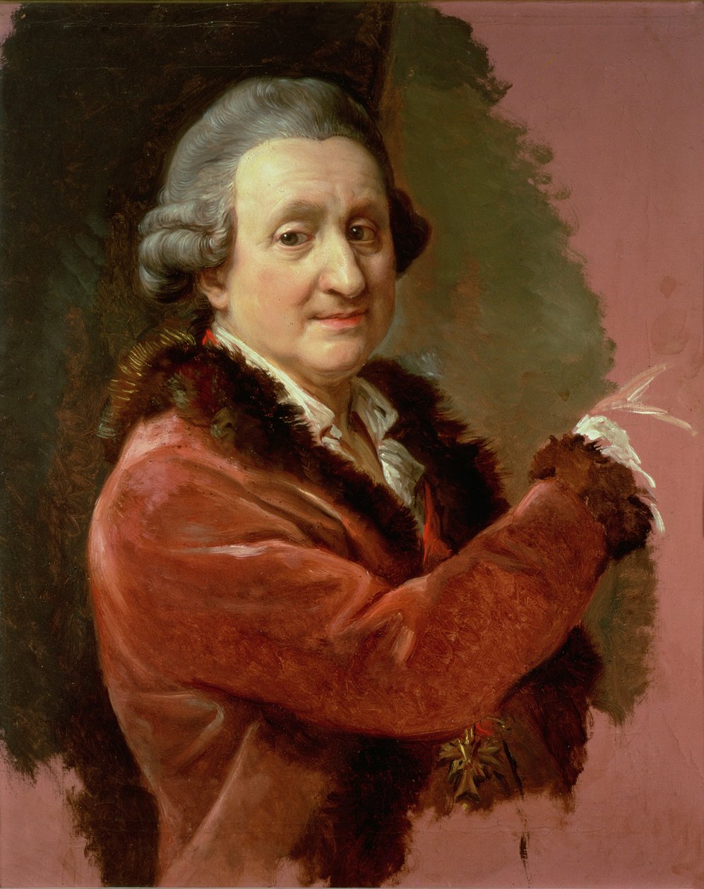 Self Portrait, 1773-87 by Pompeo Girolamo Batoni