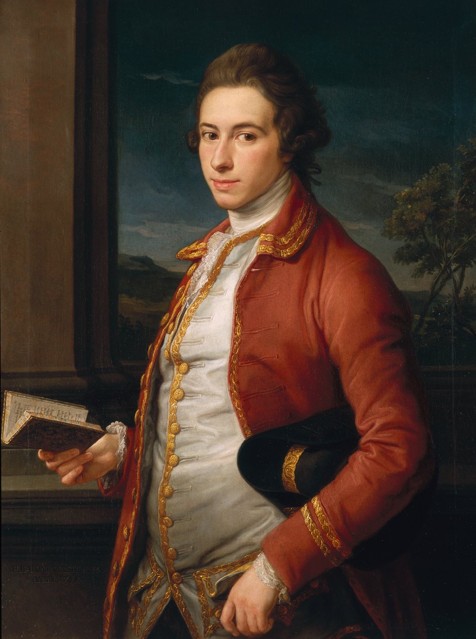 Sir William FitzHerbert, gentleman-usher to King George III, 1768 by Pompeo Girolamo Batoni