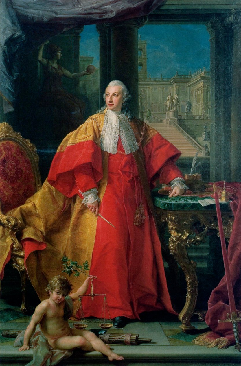 Portrait of Abbondio Rezzonico by Pompeo Batoni