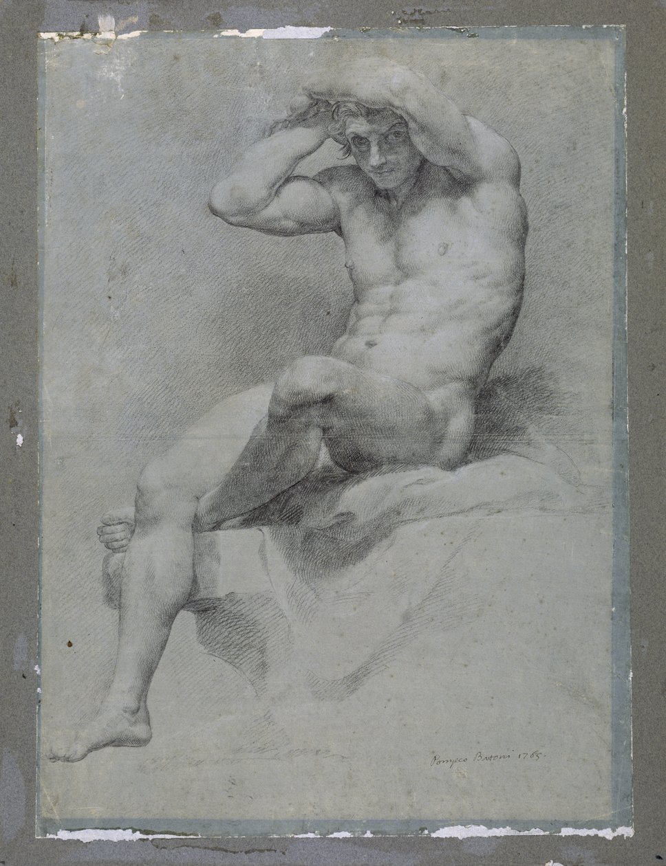 Academic Nude by Pompeo Girolamo Batoni
