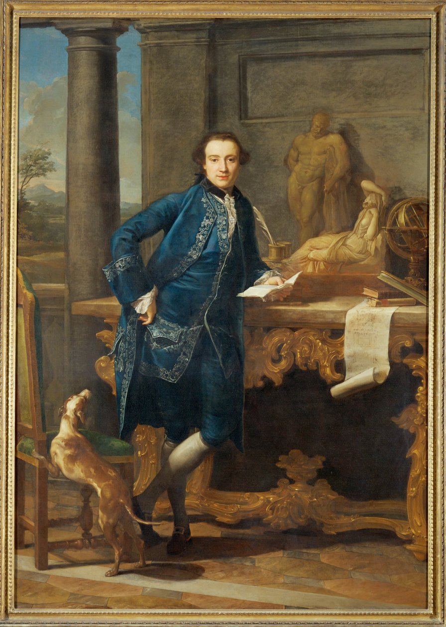 Charles John Crowle, Art-Lover by Pompeo Girolamo Batoni