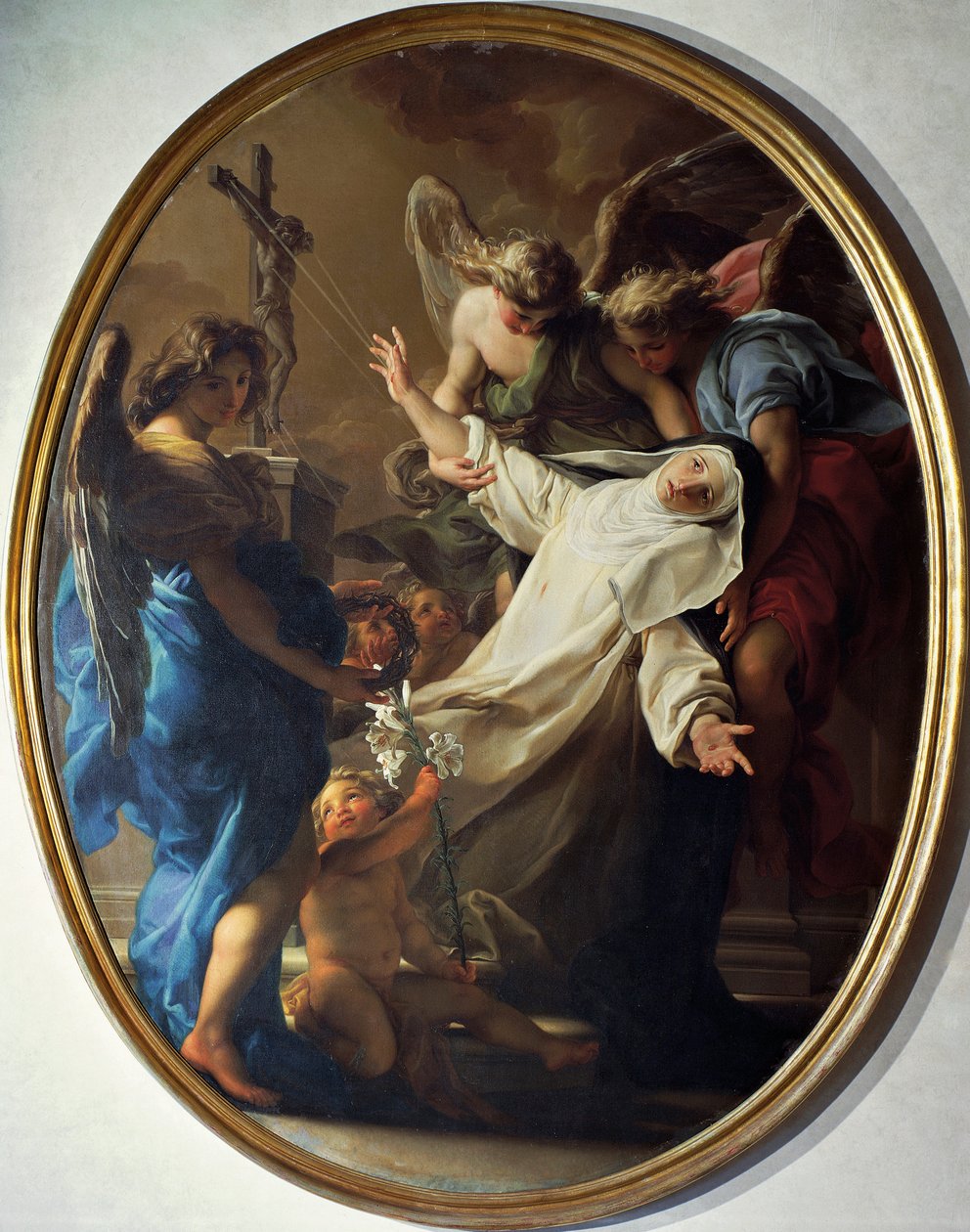 Ecstasy of St. Catherine of Siena by Pompeo Girolamo Batoni