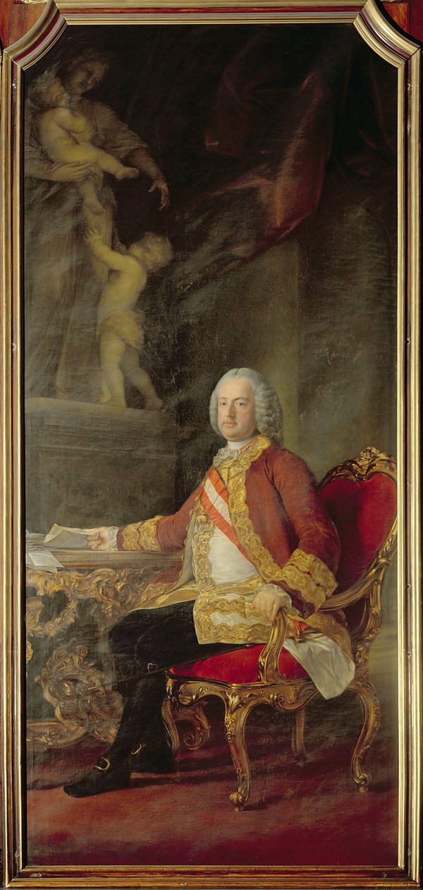 Francis I Holy Roman Emperor, Husband of Empress Maria Theresa Austria by Pompeo Girolamo Batoni