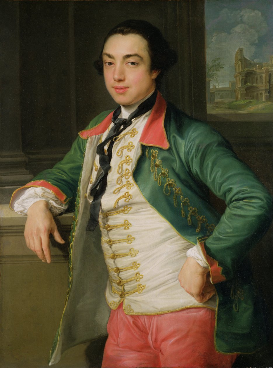 James Caulfield, 4th Viscount Charlemont (later 1st Earl of Charlemont) by Pompeo Girolamo Batoni