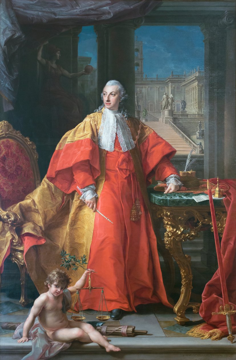 Portrait of Abbondio Rezzonico by Pompeo Girolamo Batoni