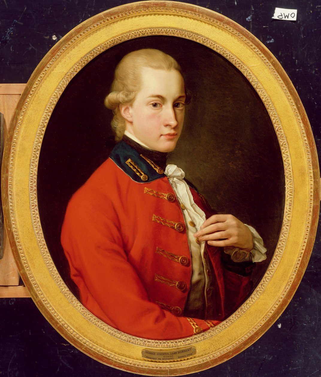 Portrait of George Augustus by Pompeo Girolamo Batoni