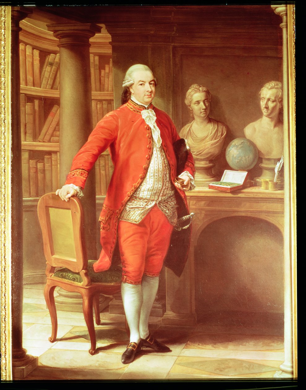 Portrait of Sir Thomas Gascoigne, 8th Baronet by Pompeo Girolamo Batoni