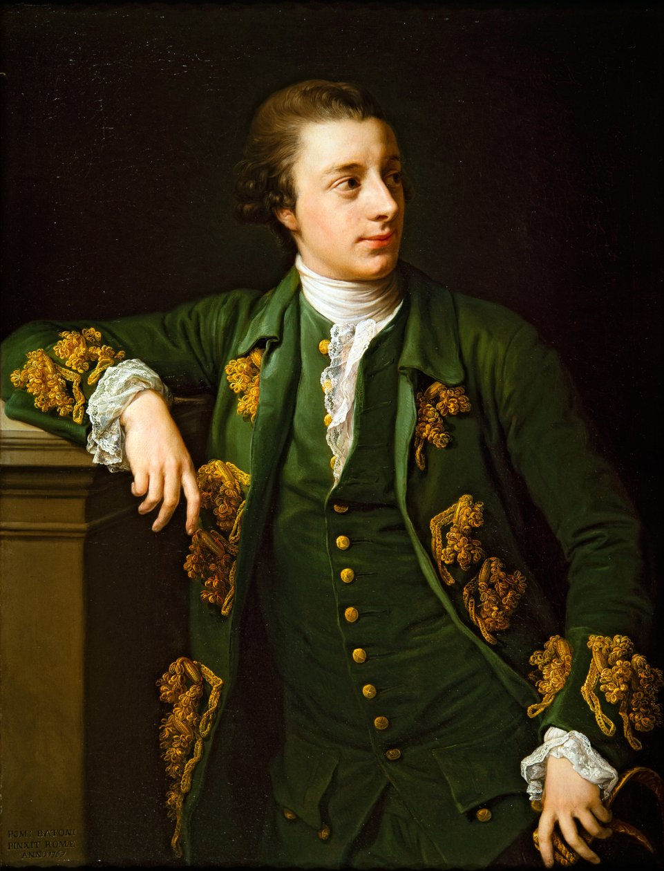 Portrait of the Hon. John Smith by Pompeo Girolamo Batoni
