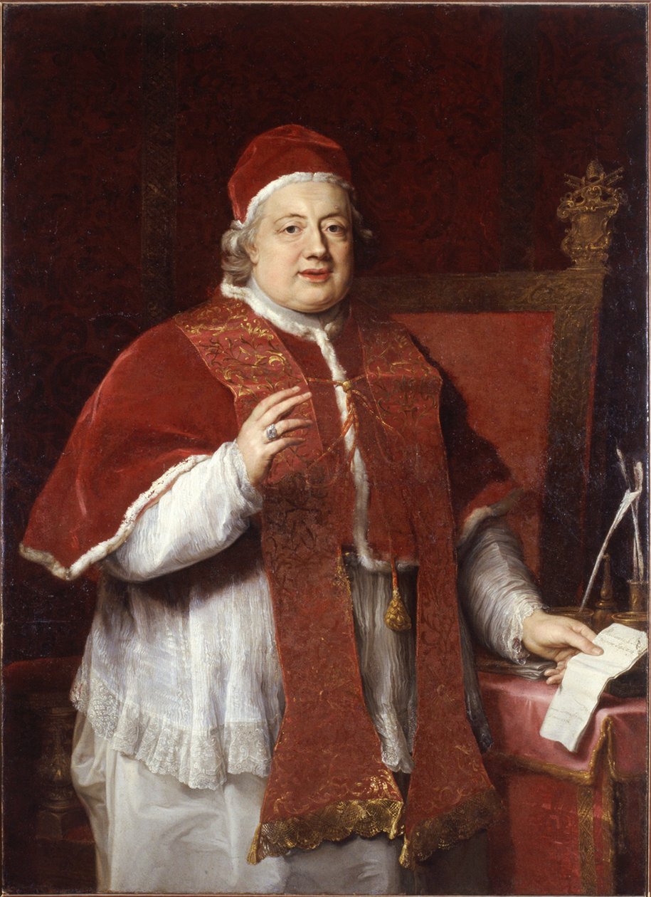 Portrait of Pope Clement XIII 1693-1769, 1760 by Pompeo Girolamo Batoni