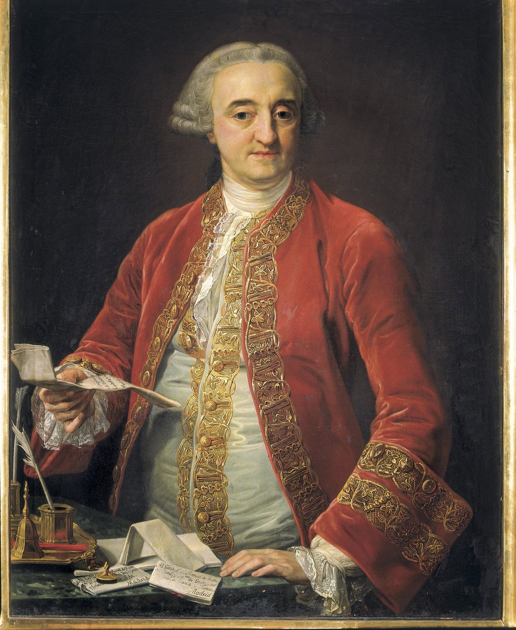 Manuel Roda y Arrieta, Marques de Roda (1706-1782). Spanish Politician by Pompeo Girolamo Batoni