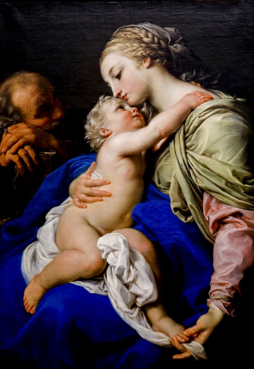 The Holy Family by Pompeo Girolamo Batoni