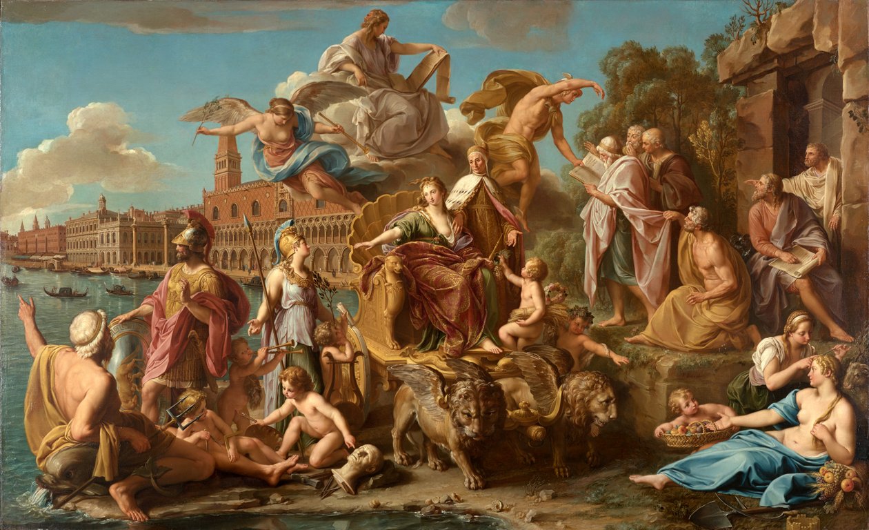 The Triumph of Venice by Pompeo Girolamo Batoni