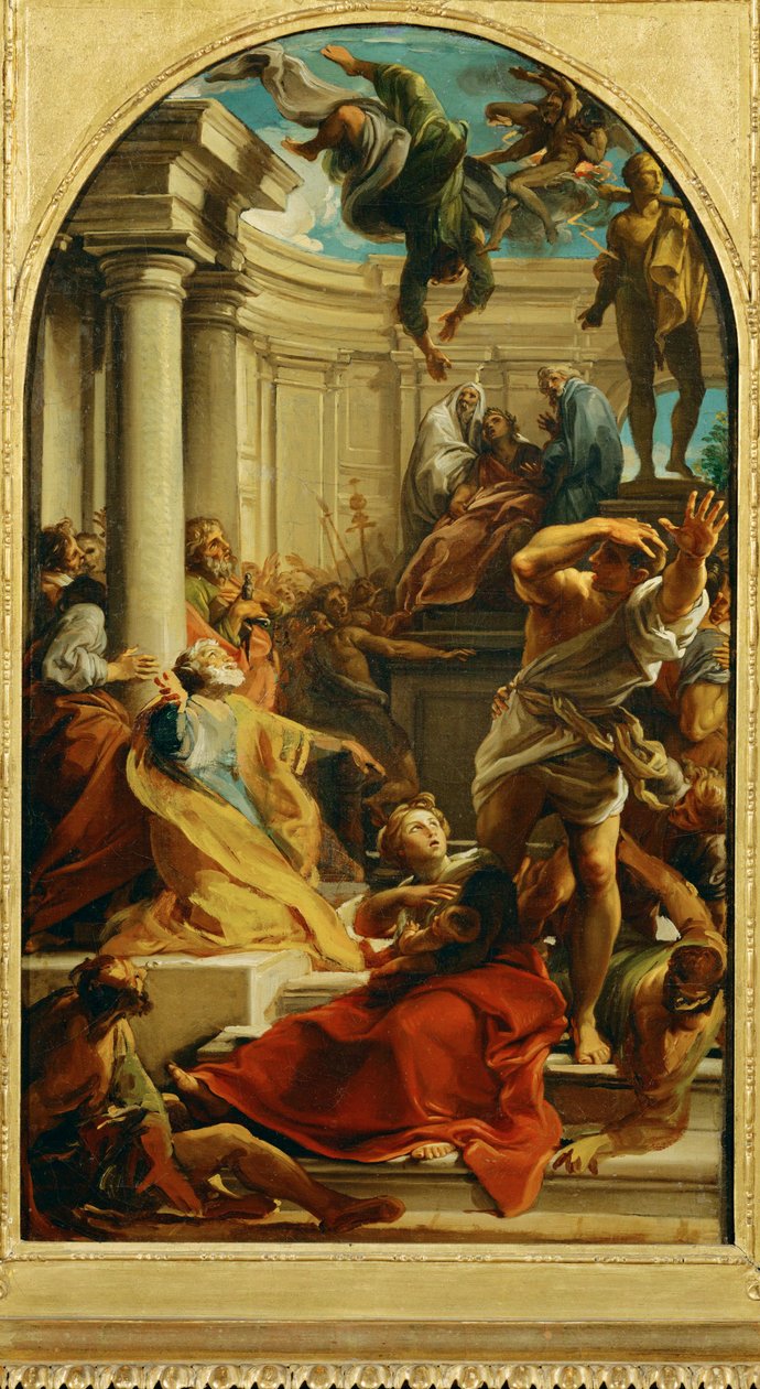 The Fall of the Magician Simon Magus by Pompeo Girolamo Batoni