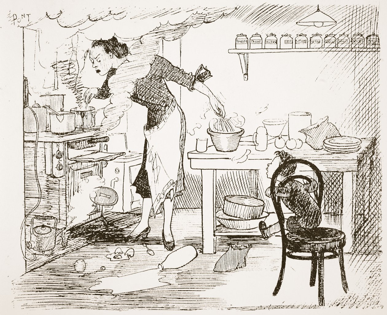 Please, Mother, Will You Tell Me a Story Peril, Illustration from 