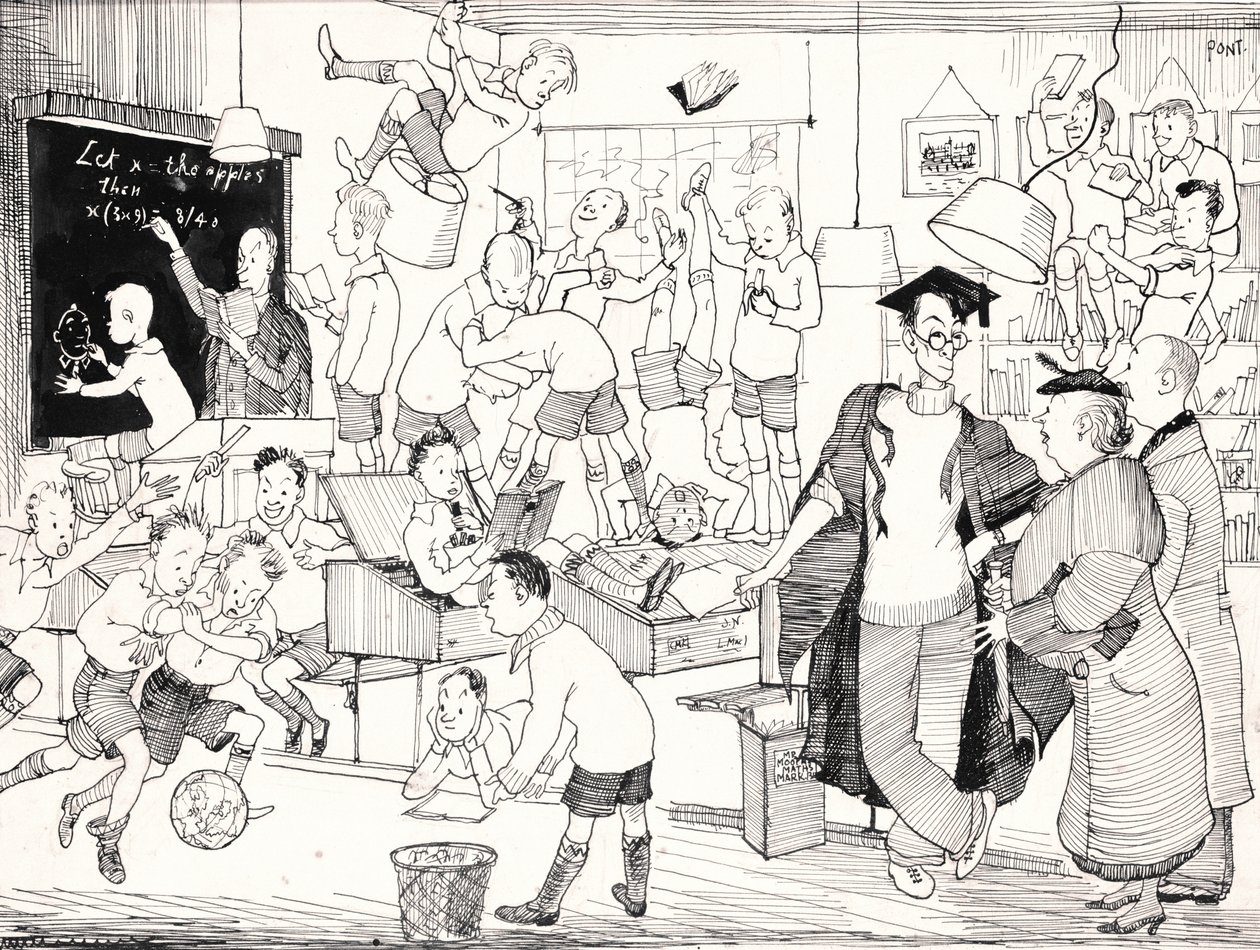 Of Course, We Go Flat Out for the Ego Here, Punch, 27th November 1935 by Pont 1908 40 Pont 1908 40