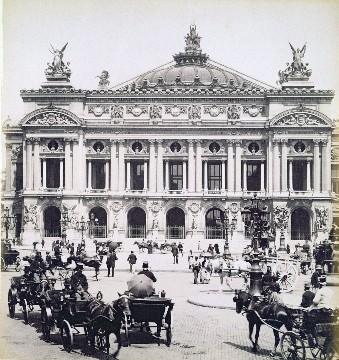 The Opera House, Paris, 14th May 1893 by Portuguese Photographer