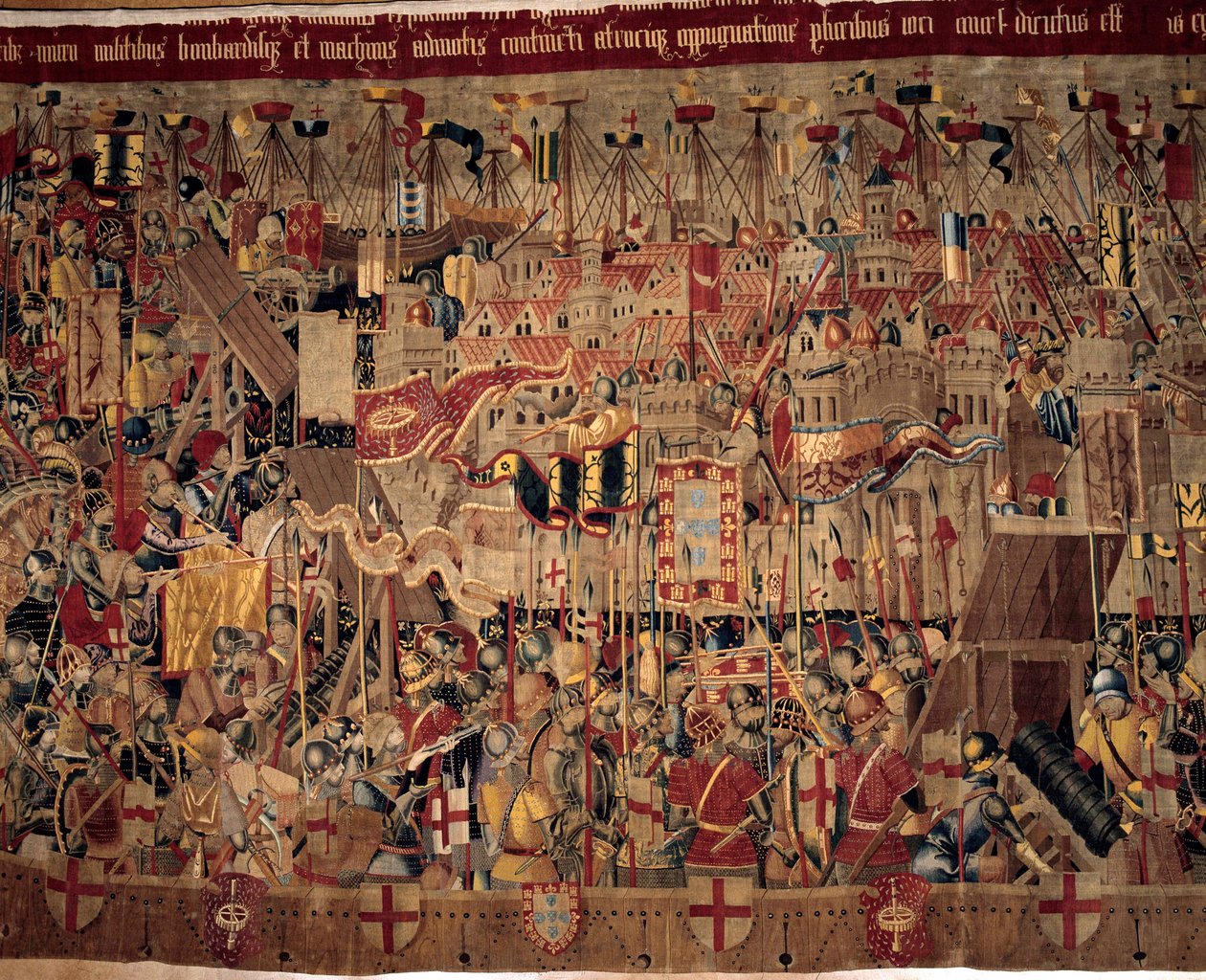 Conquest of Africa: The capture of Asilah (Arzila) in Morocco in 1471 by the Portuguese fleet by Portuguese School