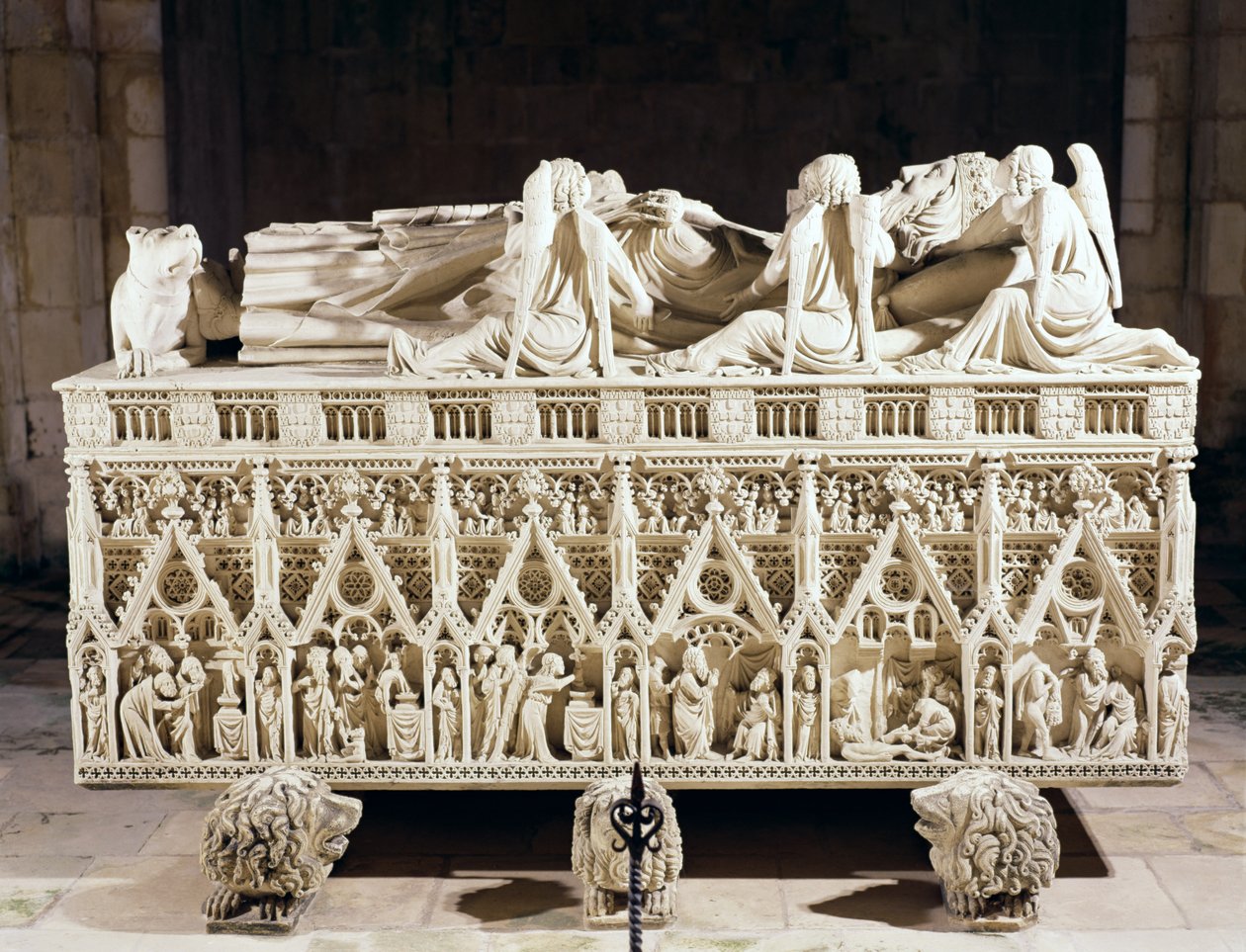 Tomb of Peter I, King of Portugal by Portuguese School