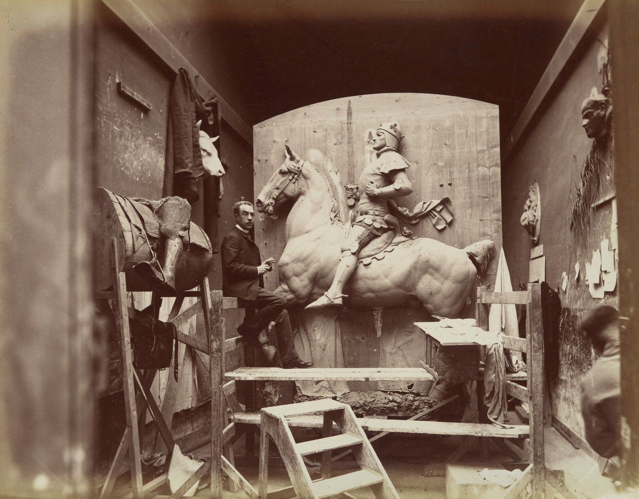 Emmanuel Frémiet, 1880s-90s by Possibly by Edmond Bénard