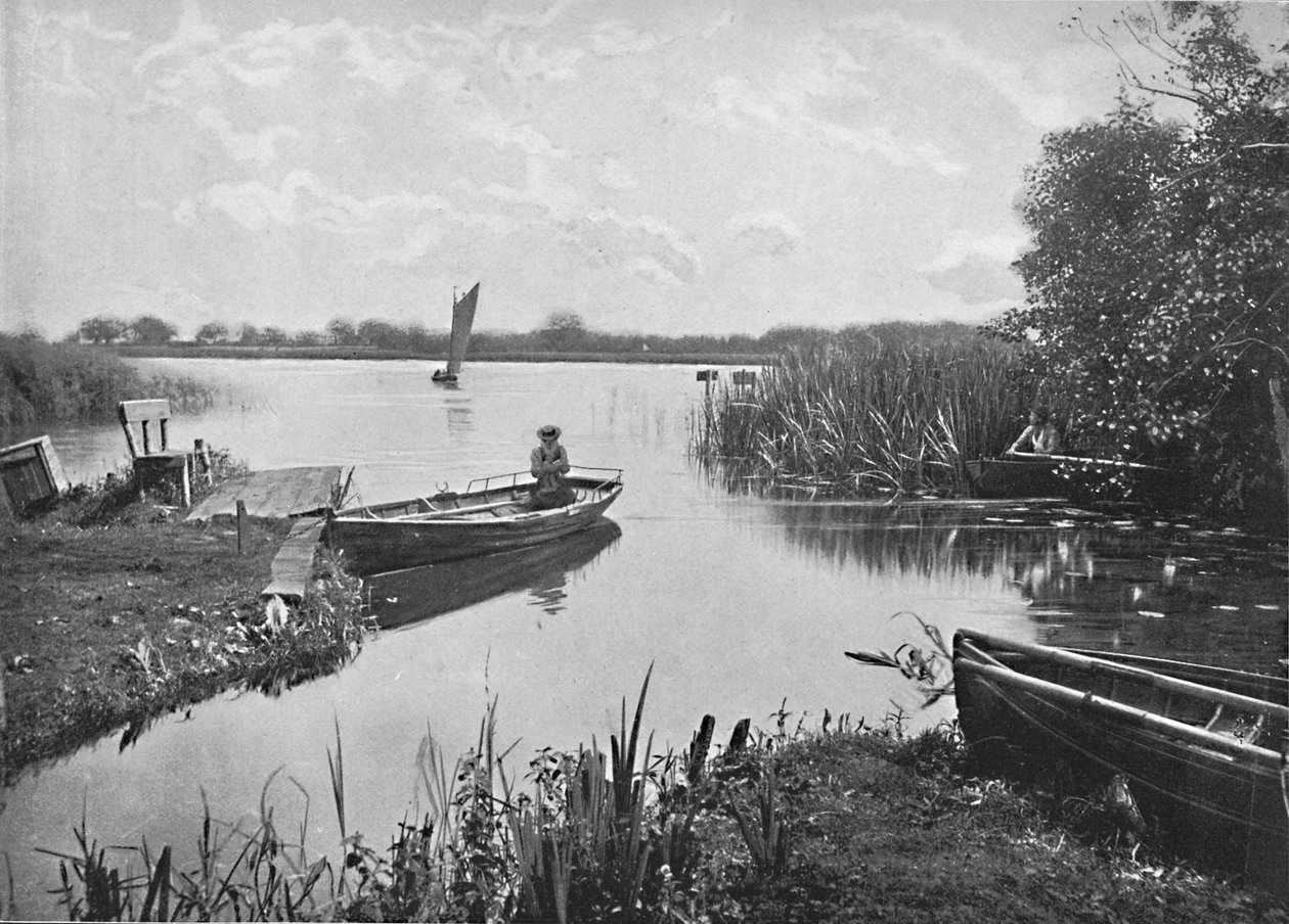 Wroxham Broad, Norfolk, c1896 by Poulton and Co