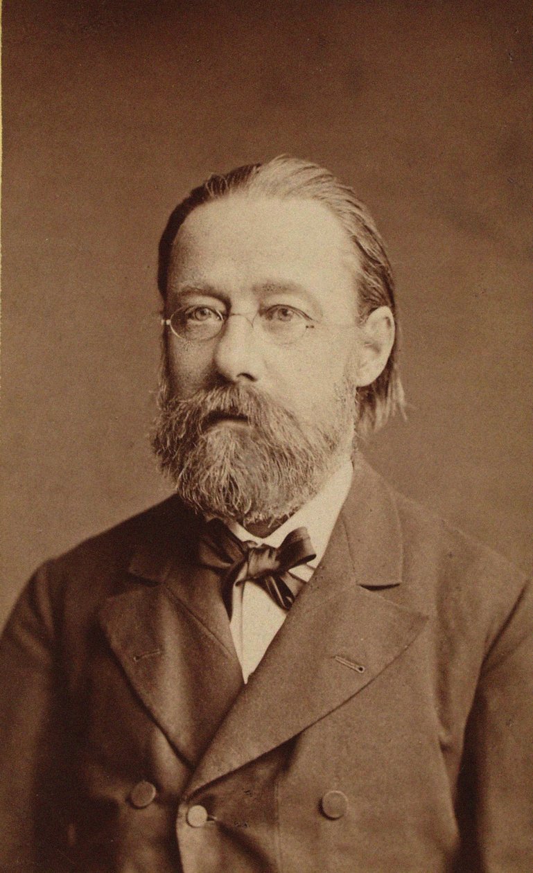 Portrait of the Composer Bedrich Smetana by Prague . Photo studio J. Mulac