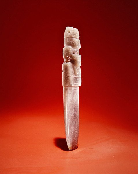Narrow Axe God from Guacimo, Linea Vieja Area by Pre Columbian Pre Columbian