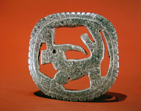 Openwork Animal Plaque from Guacimo, Linea Vieja Area by Pre Columbian Pre Columbian