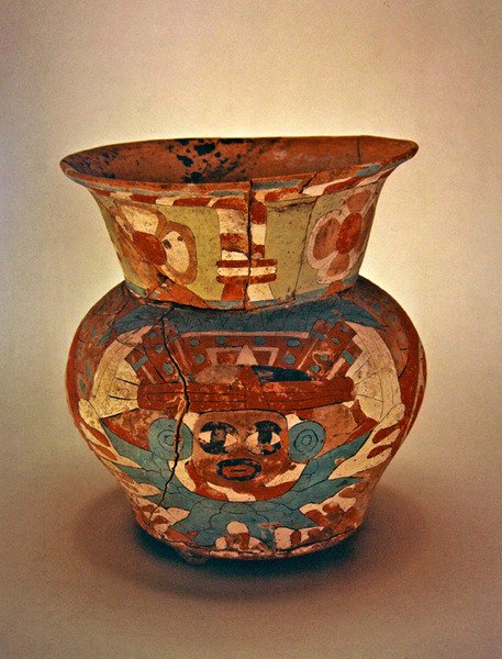 Decorated Vase, Teotihuacan Culture by Pre Columbian Pre Columbian