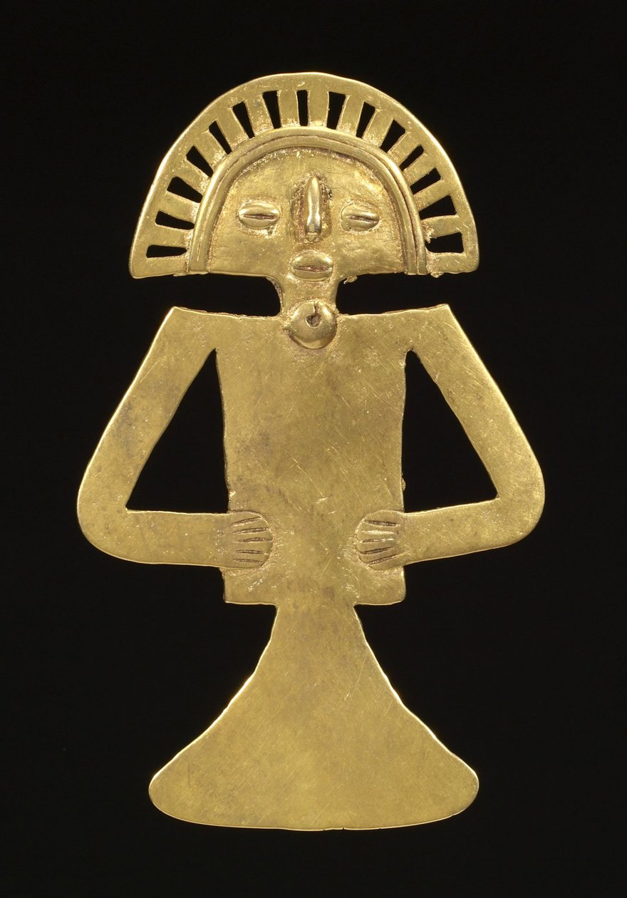 Figural Pendant, c.700-1000 by Pre Columbian Pre Columbian