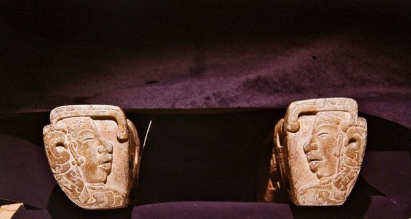 Detail of a Yoke Used in Ceremonial Ballgames, Vera Cruz by Pre Columbian Pre Columbian