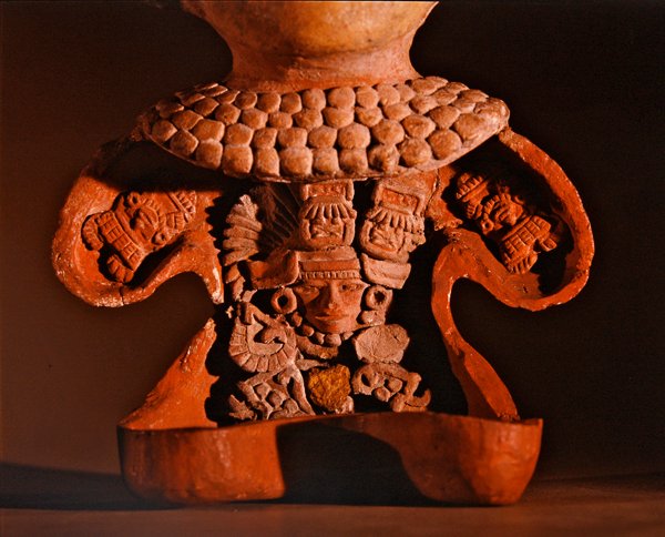 Figure with removable front, Teotihuacan Culture (detail) by Pre Columbian Pre Columbian