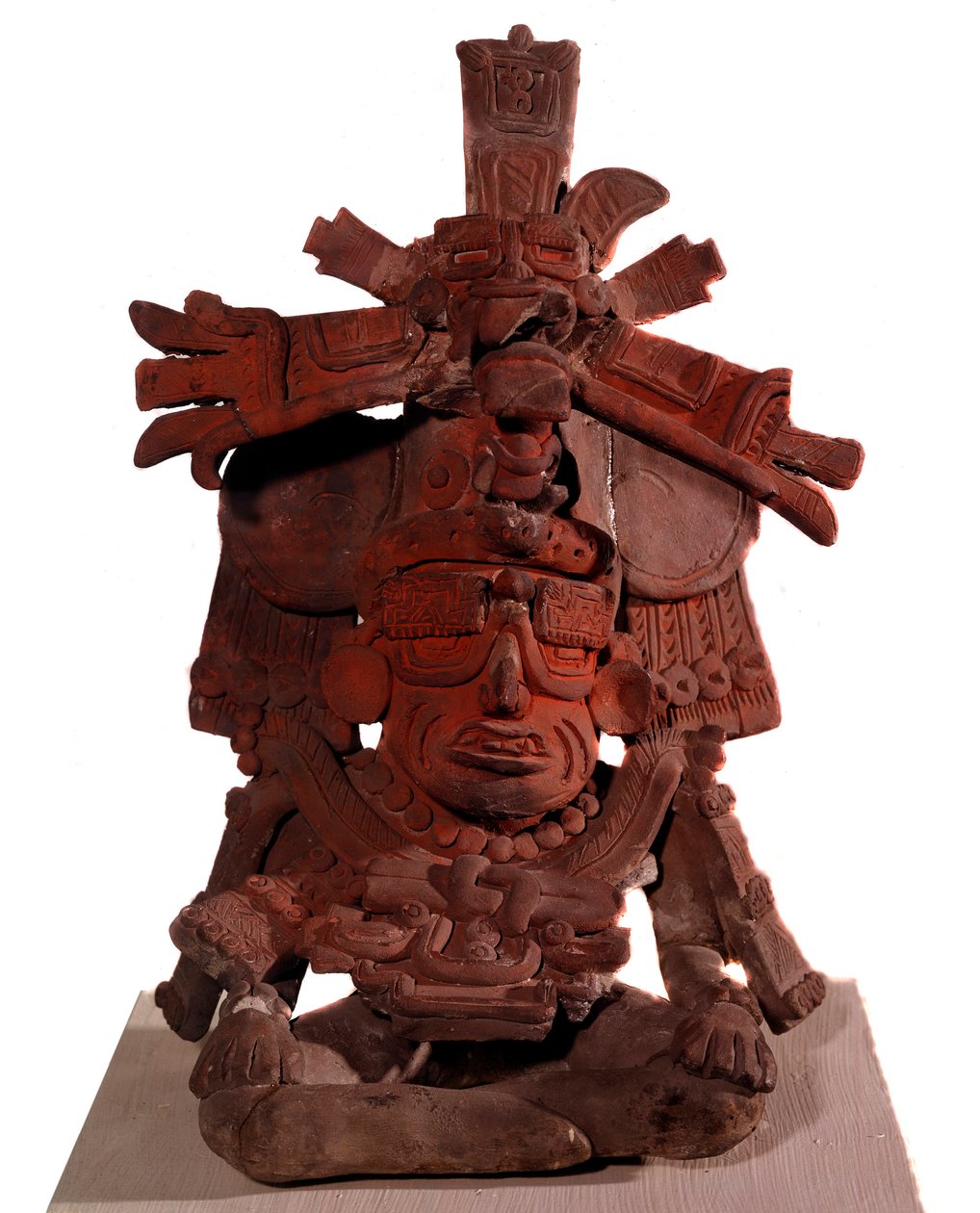 Precolombian civilization: burial urn representing the god of fire. Mexico City, National Museum of Anthropology Mexico by Pre Columbian Pre Columbian