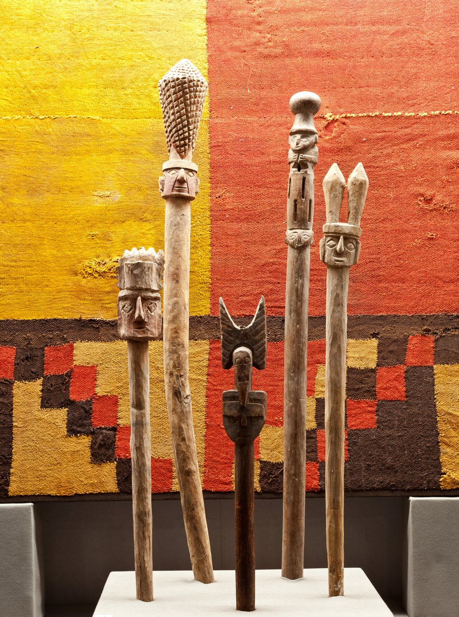 Set of Scepters by Precolombian Precolombian: Fine art print