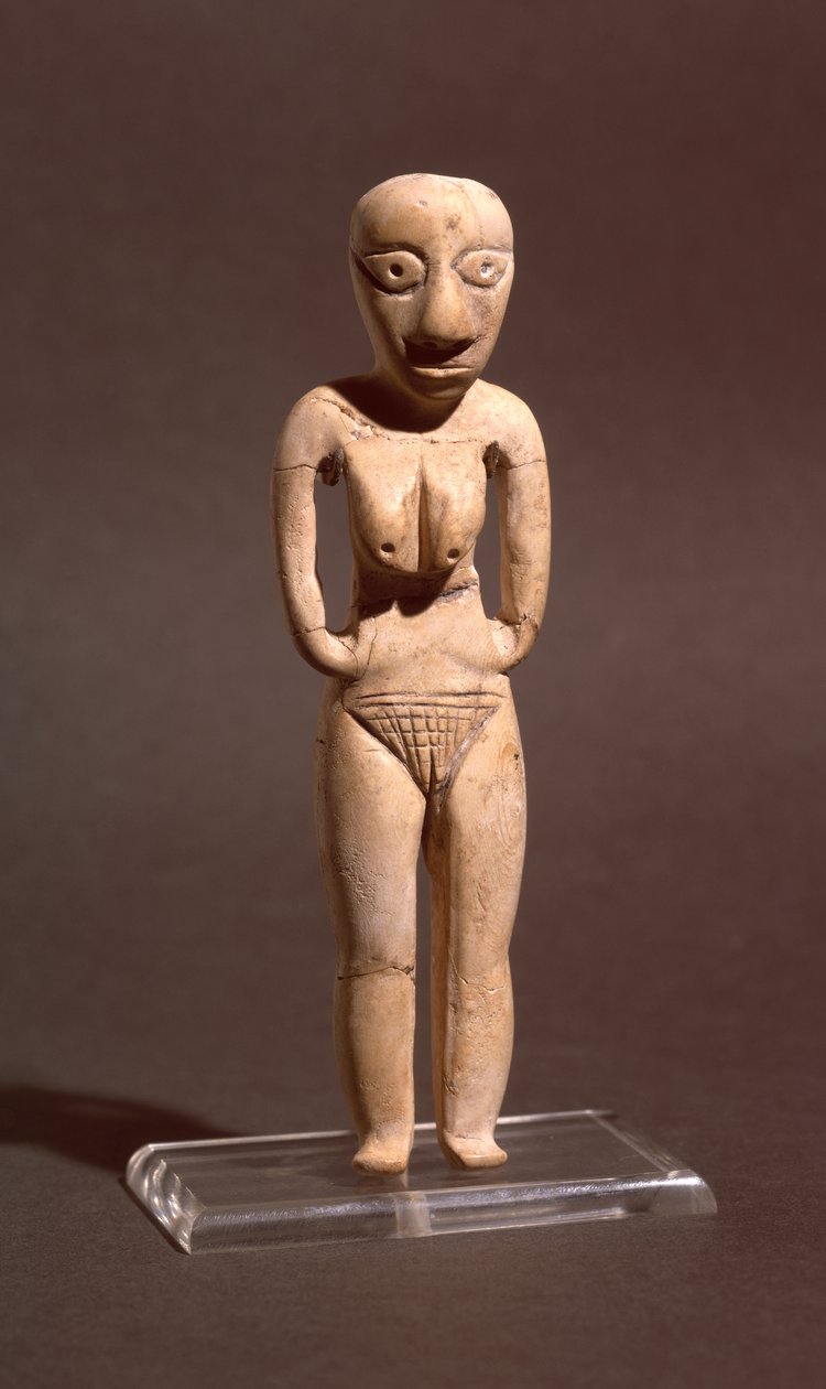 Figurine of a Naked Woman, from the Badarian or Early Neolithic Period, c.4000 BC by Predynastic Period Egyptian