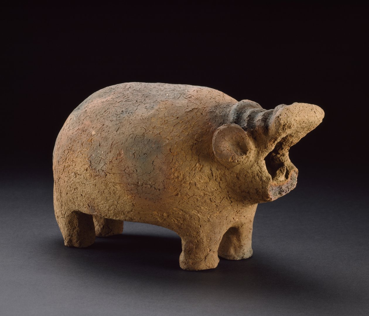 Hippopotamus figurine, from Grave 134 at Hu, c.3500-3000 BC by Predynastic Period Egyptian